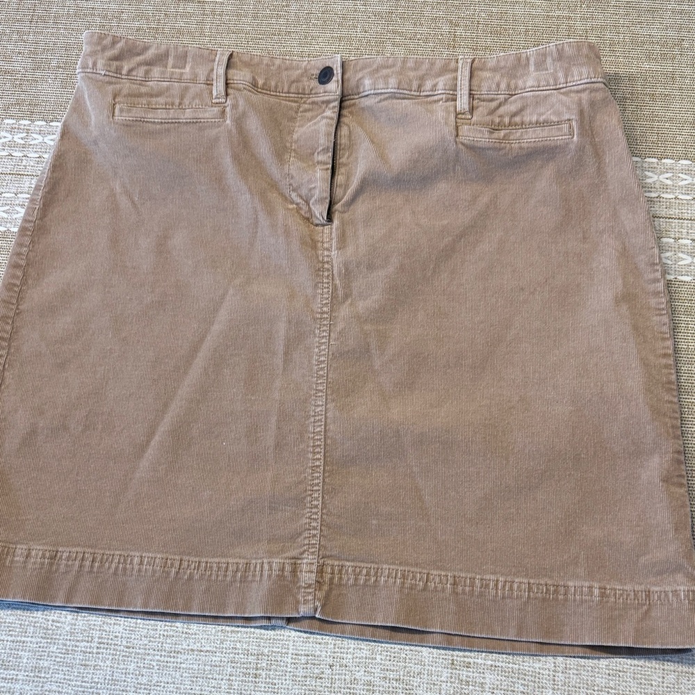 Talbots Tan Women's Corduroy Skirt size 16P